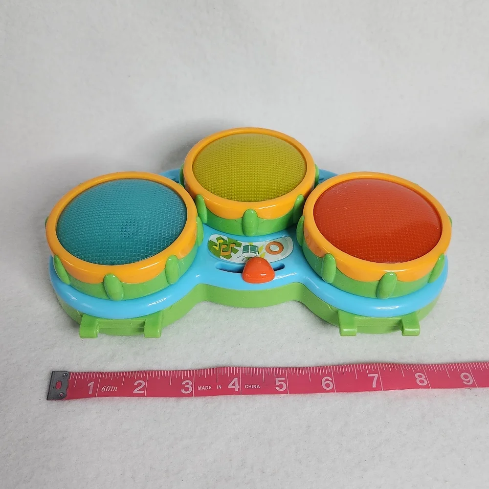 Bright Starts Safari Beats Musical Drum Toy That Lights Up